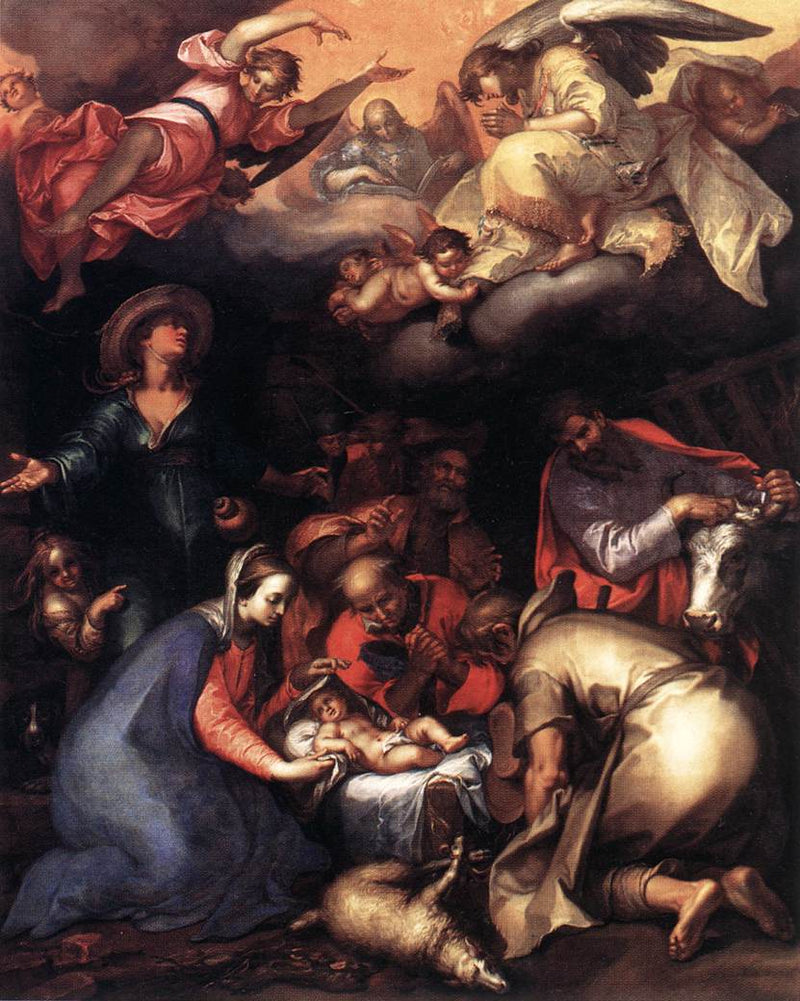 L'Adoration des bergers - Abraham Bloemaert