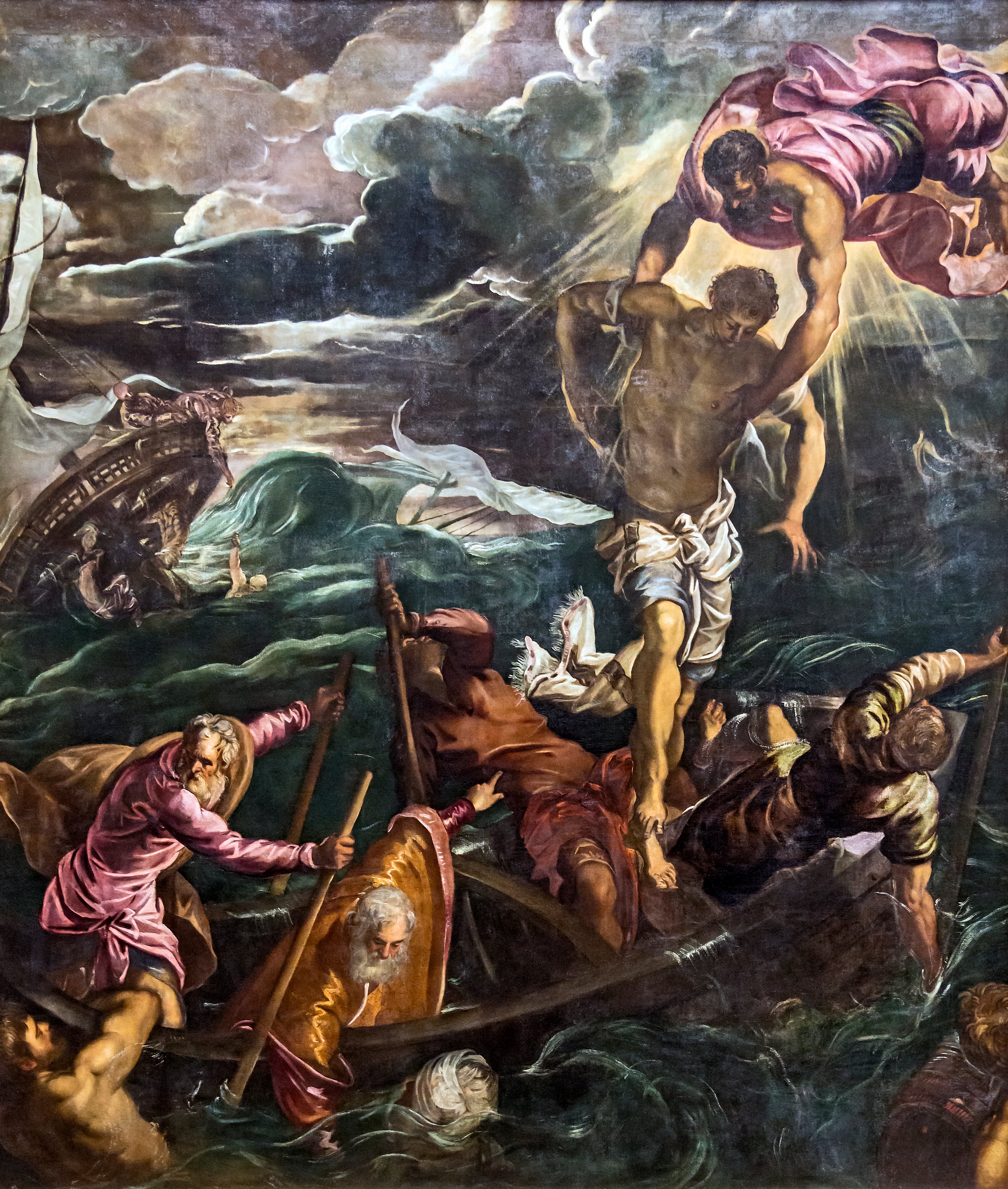 Saint Marc sauvant un Sarrasin du naufrage - Jacopo Tintoretto - Alpha Reproduction