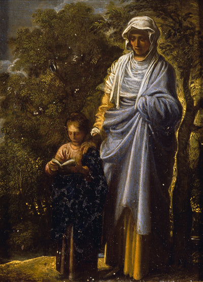 La Vierge et Sainte Anne - Adam Elsheimer
