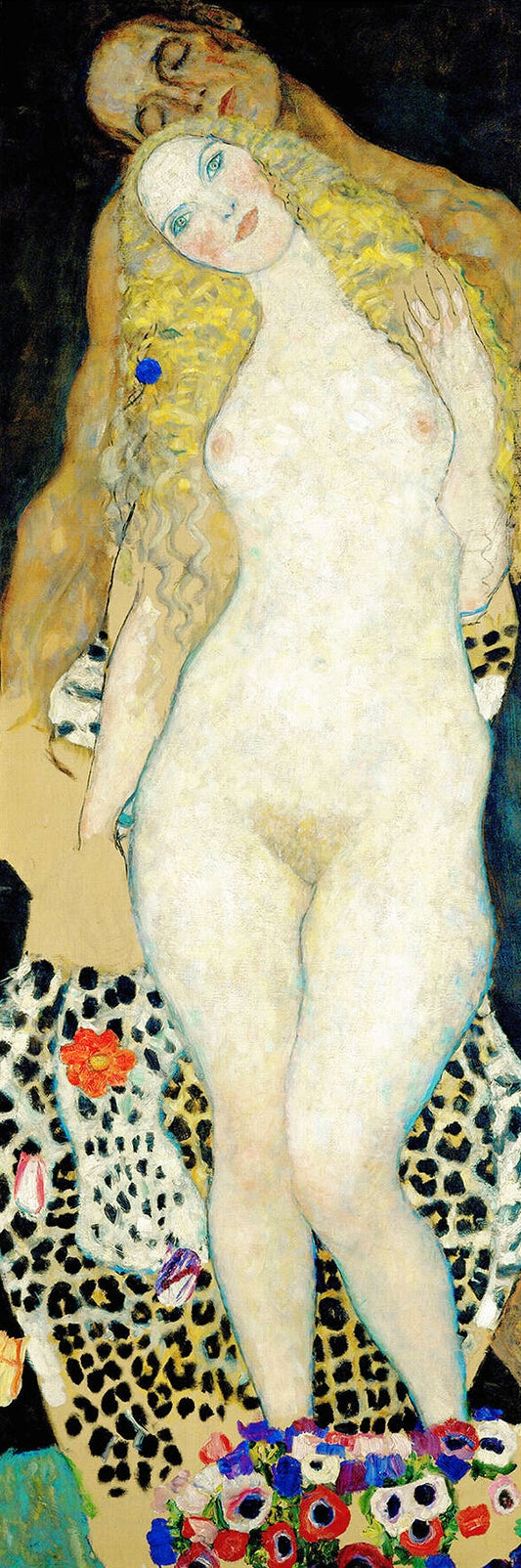 🌿🍎 Adán y Eva – Gustav Klimt (1917–1918)