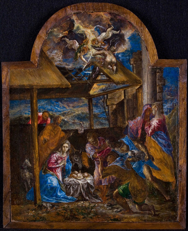 Adoración, 1570 - El Greco