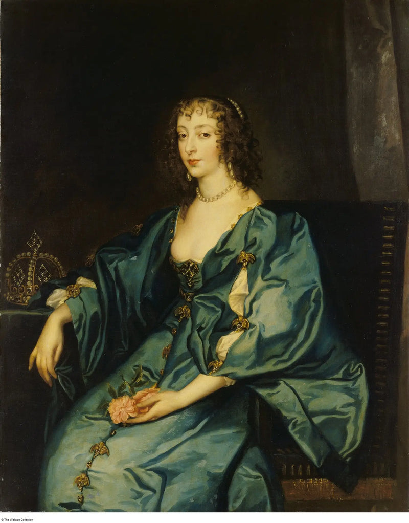 La reina Henriette Marie - Antoine van Dyck