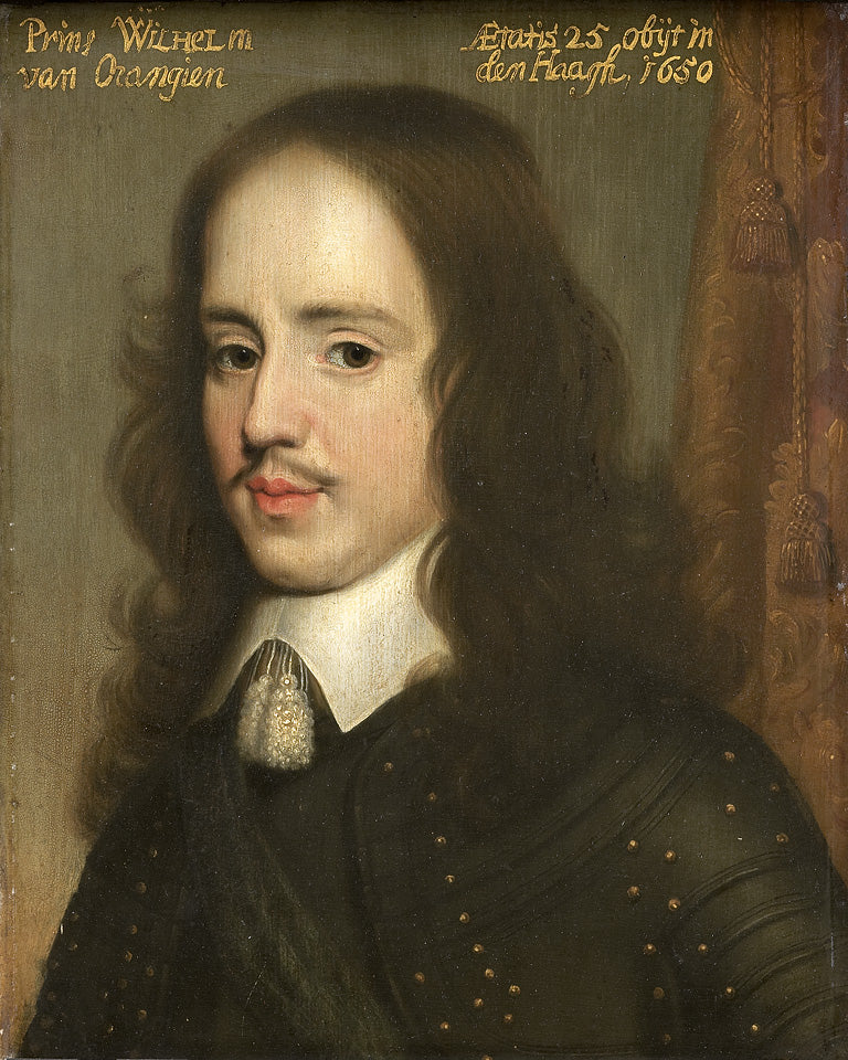 Retrato de Guillermo II (1626-1650), príncipe de Orange - Gerrit van Honthorst