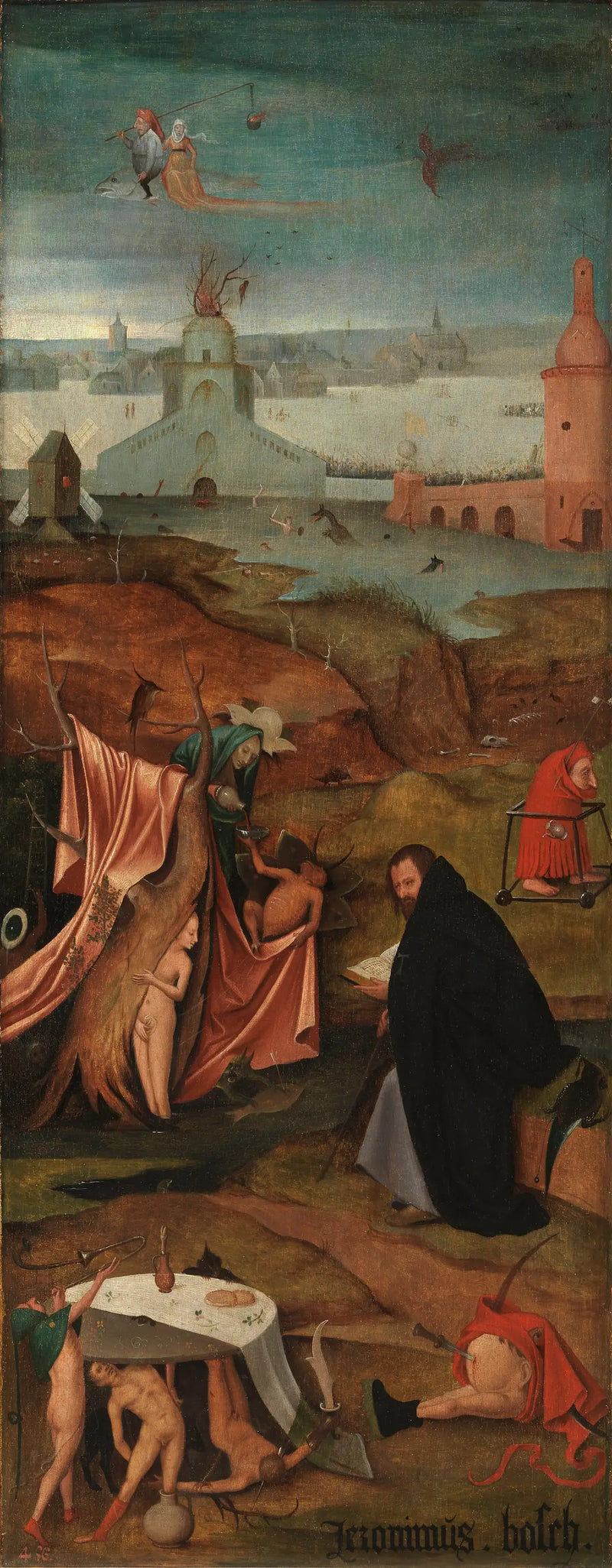 La Tentación de san Antonio - Hieronymus Bosch