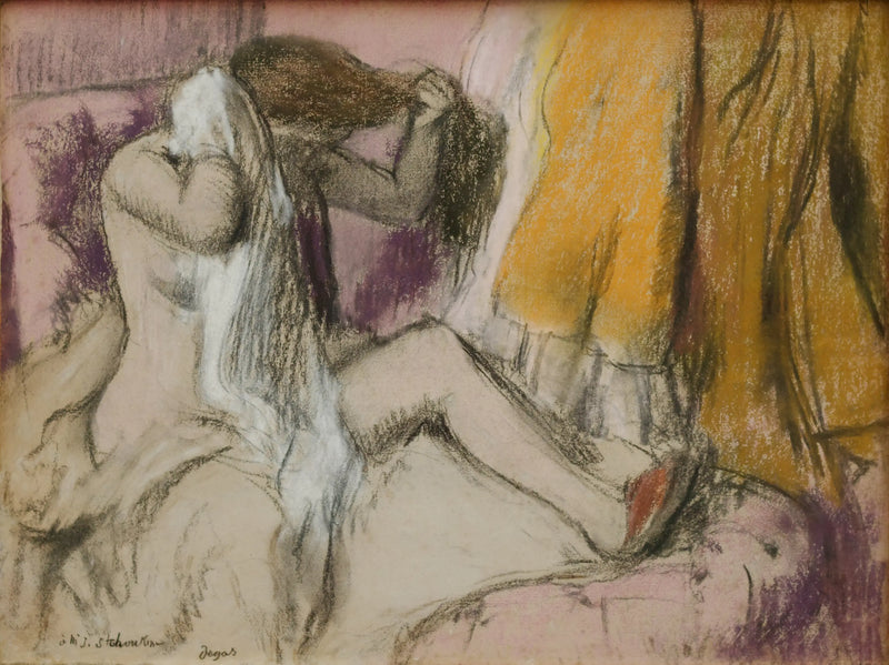 Después del baño - Edgar Degas
