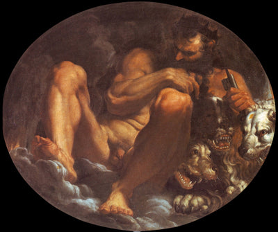 Pluton – Hadès. - Agostino Carracci
