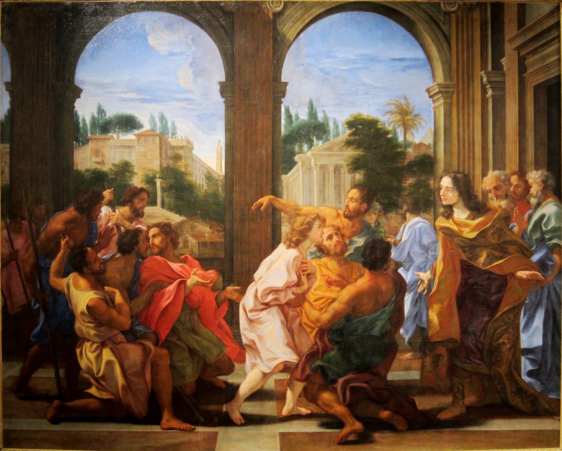 Joseph reconnu par ses frères - Giovanni Battista Gaulli