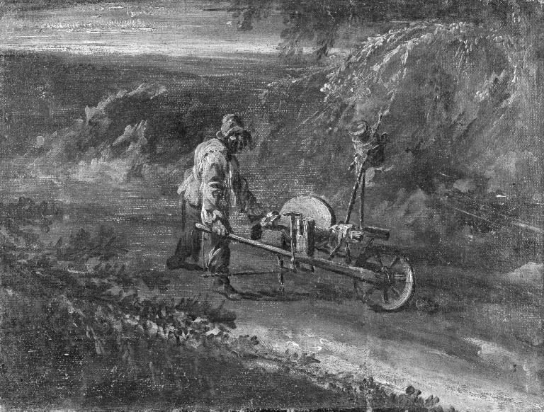 Affûteuse à couteaux - Alessandro Magnasco image 1 reproduction réalisée par Alpha Reproduction