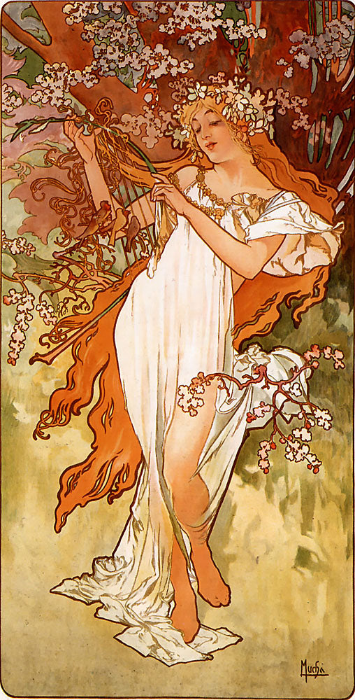 Printemps - Alphonse Mucha - Alpha Reproduction