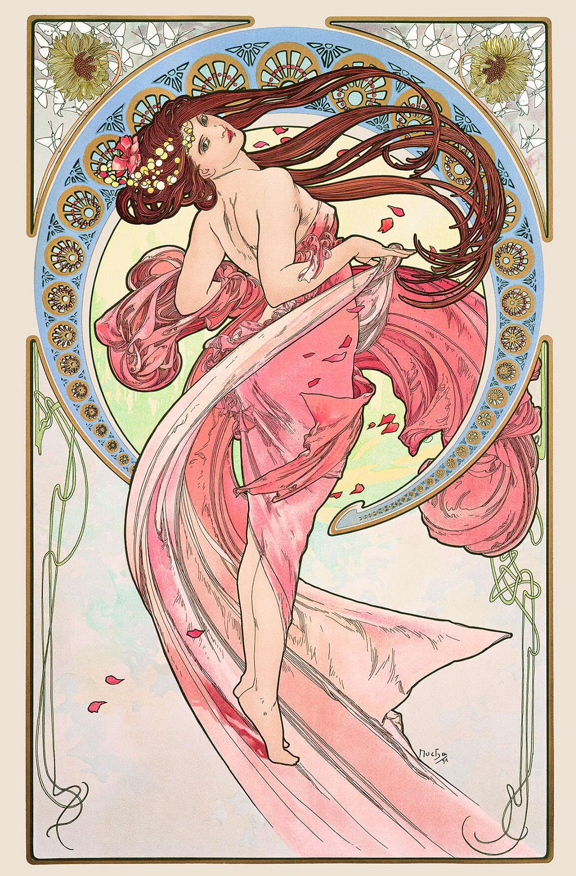 Les Arts : la Danse — Alphonse Mucha
