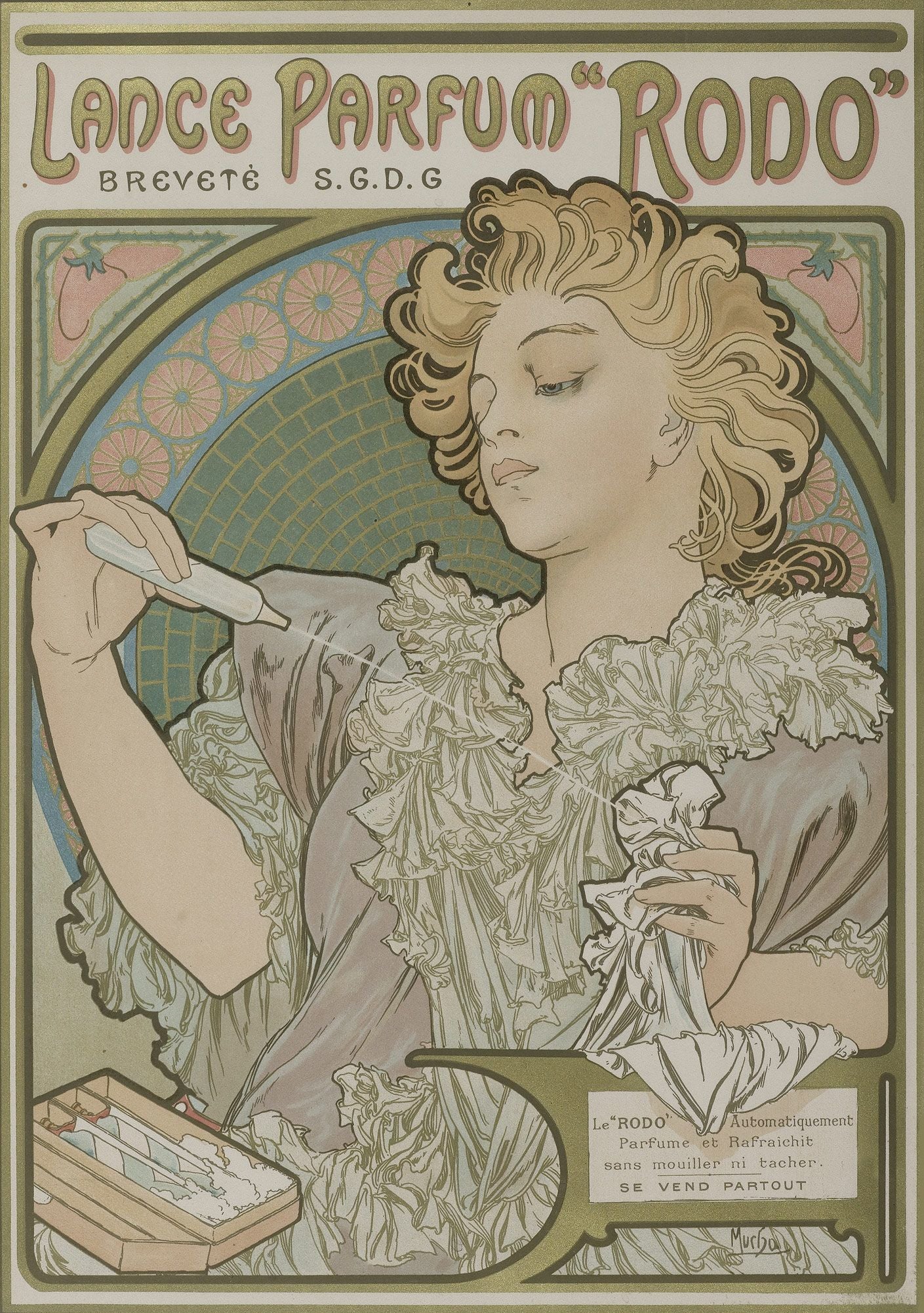 Lance Parfum Rodo — Alphonse Mucha