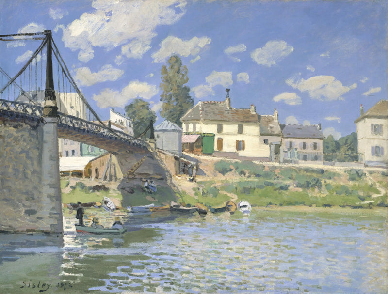El Puente de Villeneuve-la-Garenne - Alfred Sisley