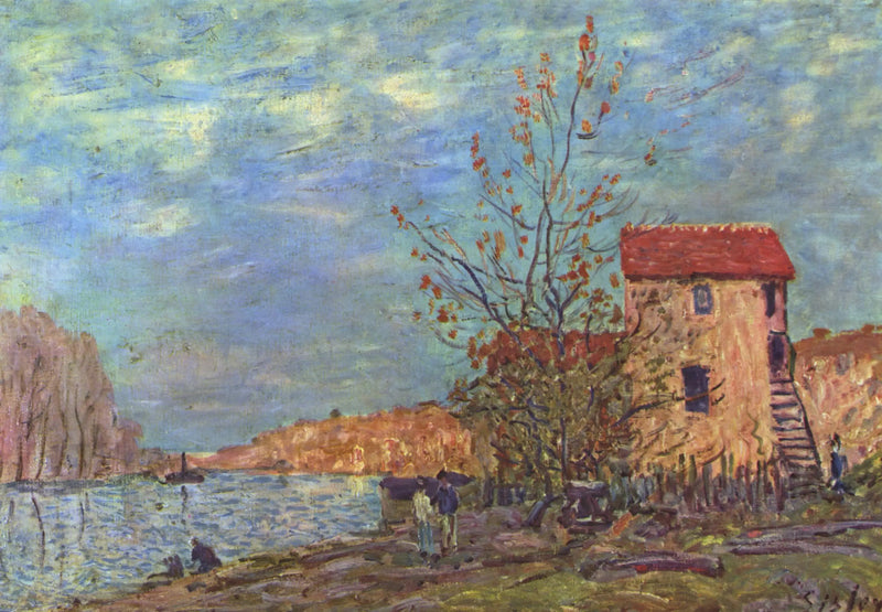 El Loing en Moret - Alfred Sisley