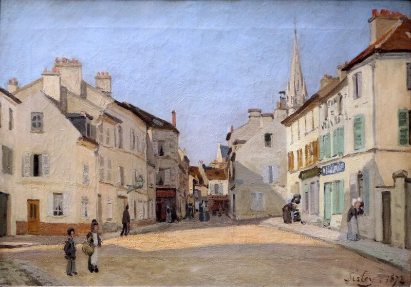 Calle de la Chaussée en Argenteuil - Alfred Sisley