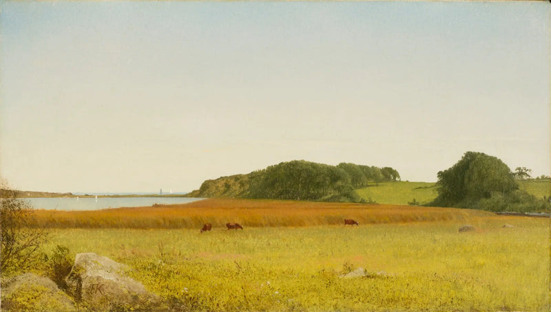 El estanque de Almy, Newport - John Frederick Kensett