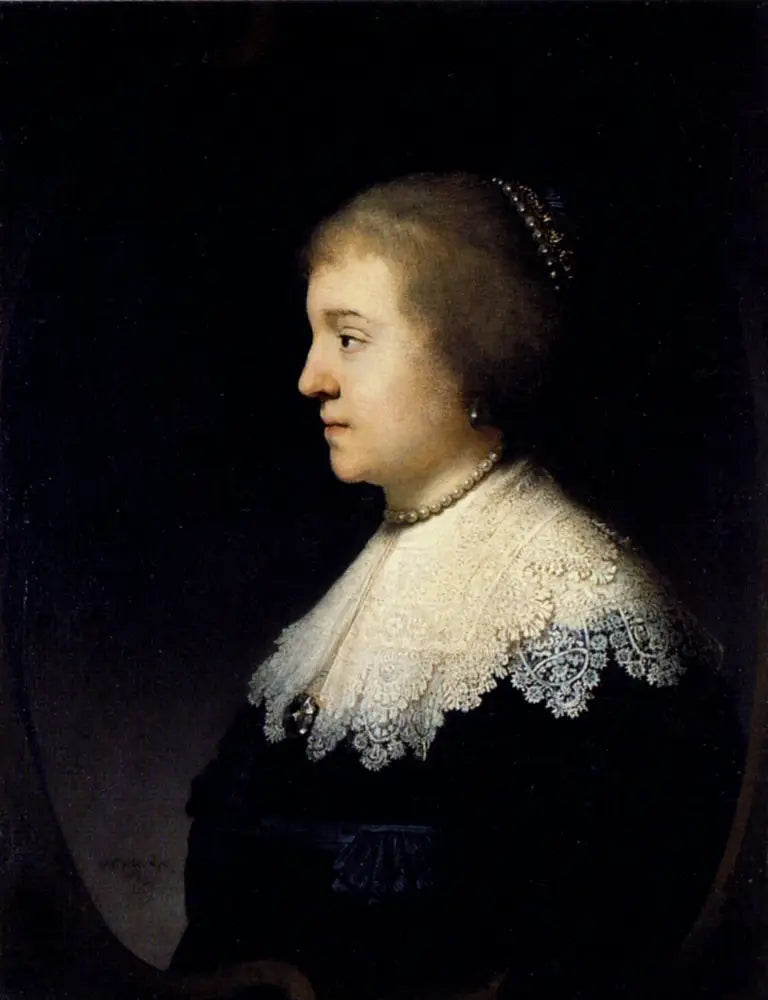 Retrato de la princesa Amalia van Solms - Rembrandt