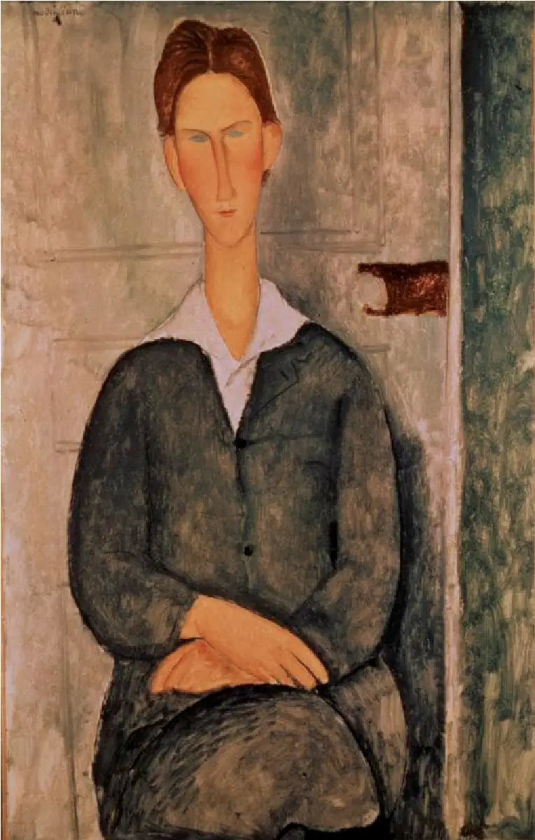 Retrato de Giovanotto de Capelli Rossi - Amedeo Modigliani