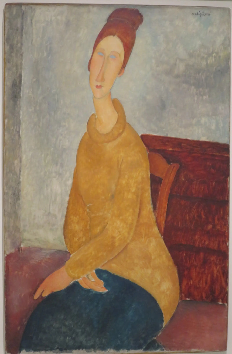 El Suéter amarillo - Amedeo Modigliani