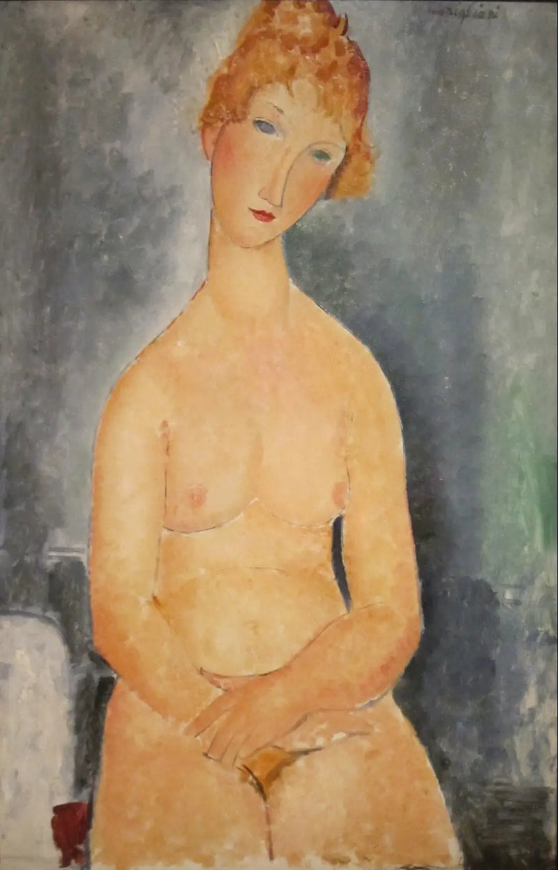 Mujer desnuda sentada - Amedeo Modigliani