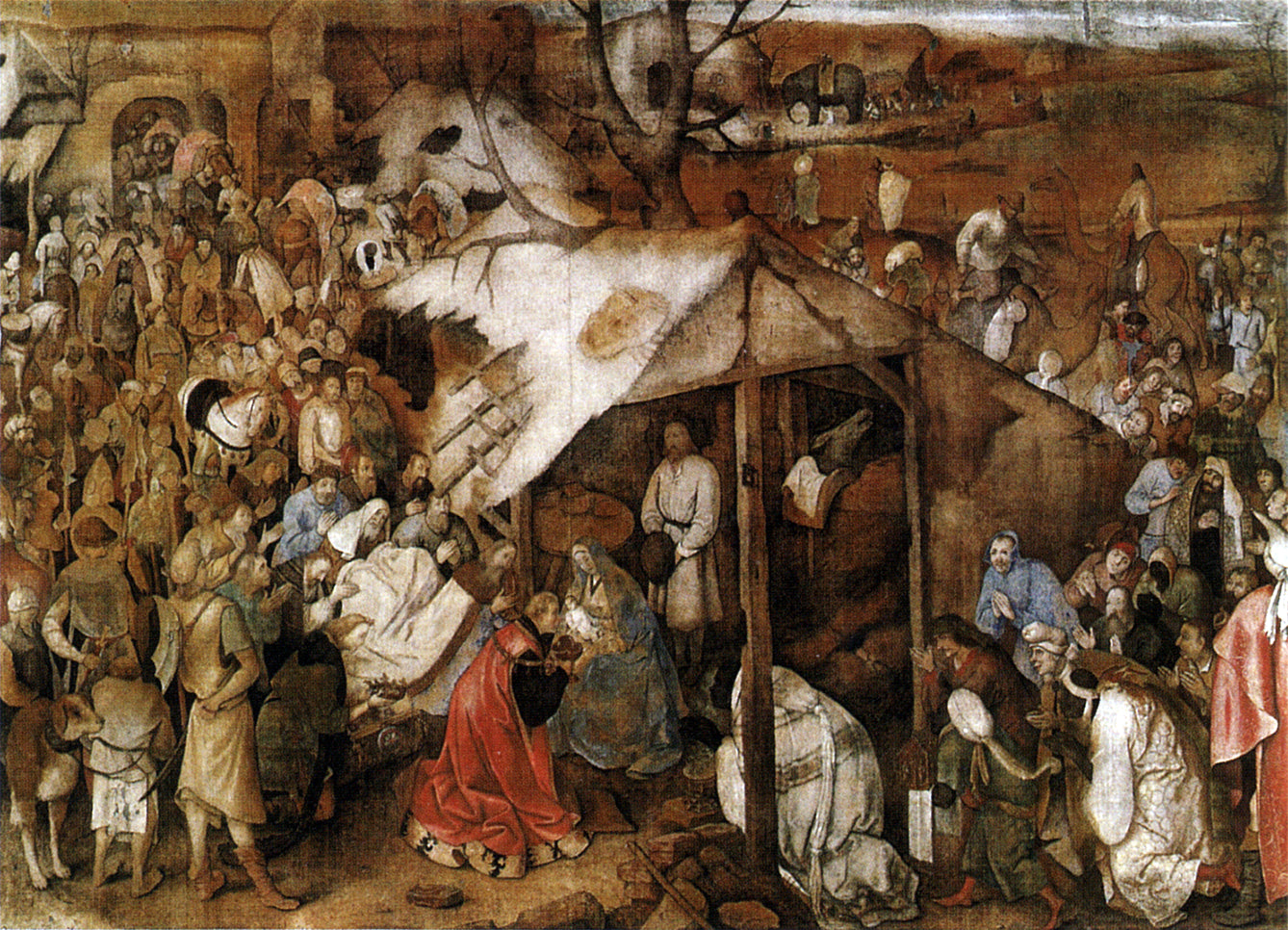 La Adoración de los Magos - Pieter Brueghel el Viejo
