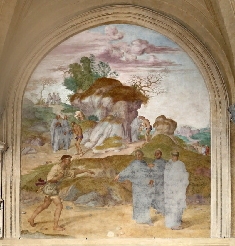 San Felipe cura a un leproso - Andrea del Sarto