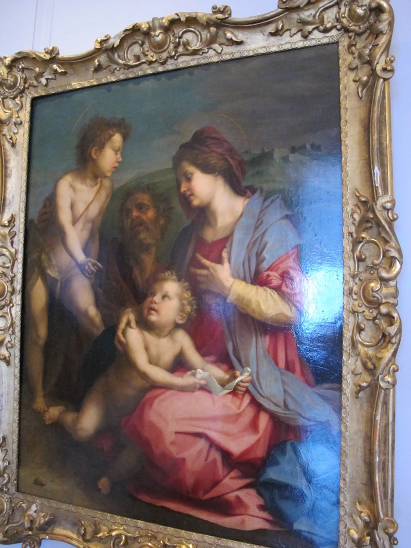Santa Familia con san Juan Bautista - Andrea del Sarto