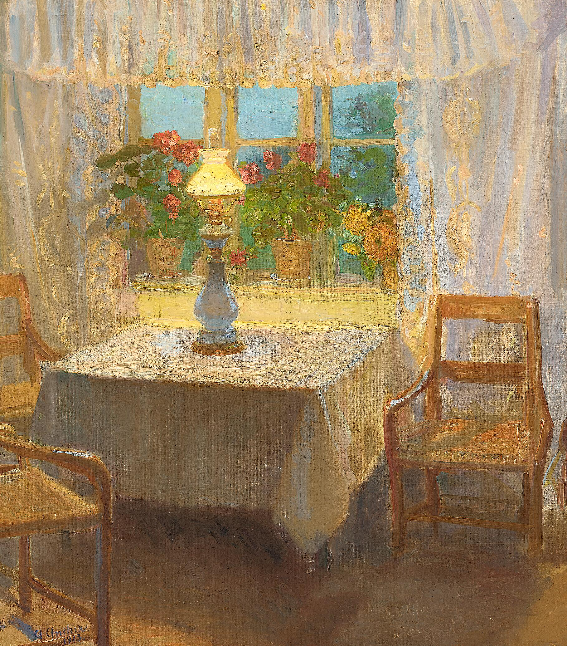 Intérieur. - Anna Ancher - Alpha Reproduction