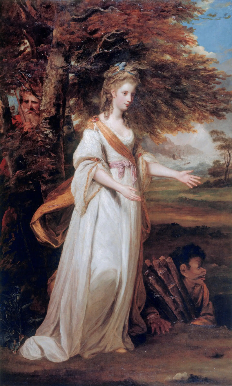 Mme Tollemache en el papel de Miranda - Joshua Reynolds