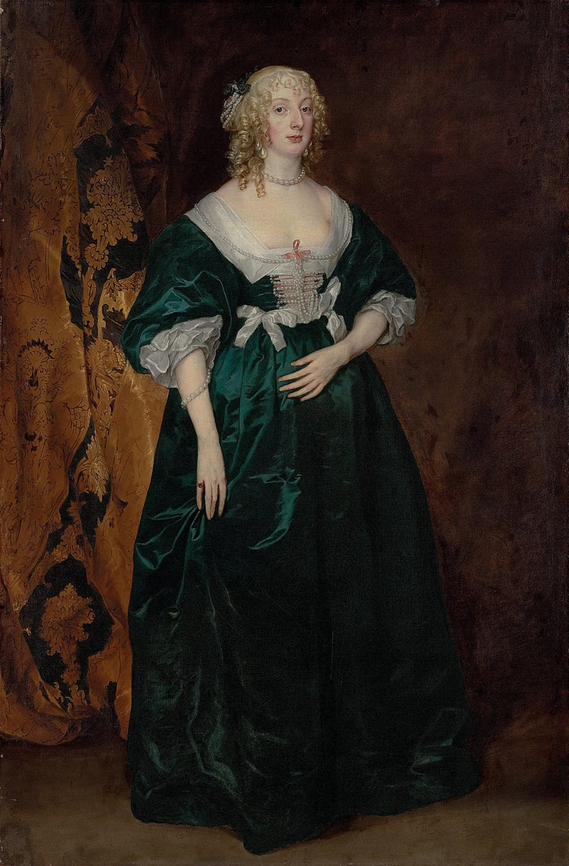 Retrato de Anne Sophia, condesa de Carnarvon - Antoine van Dyck