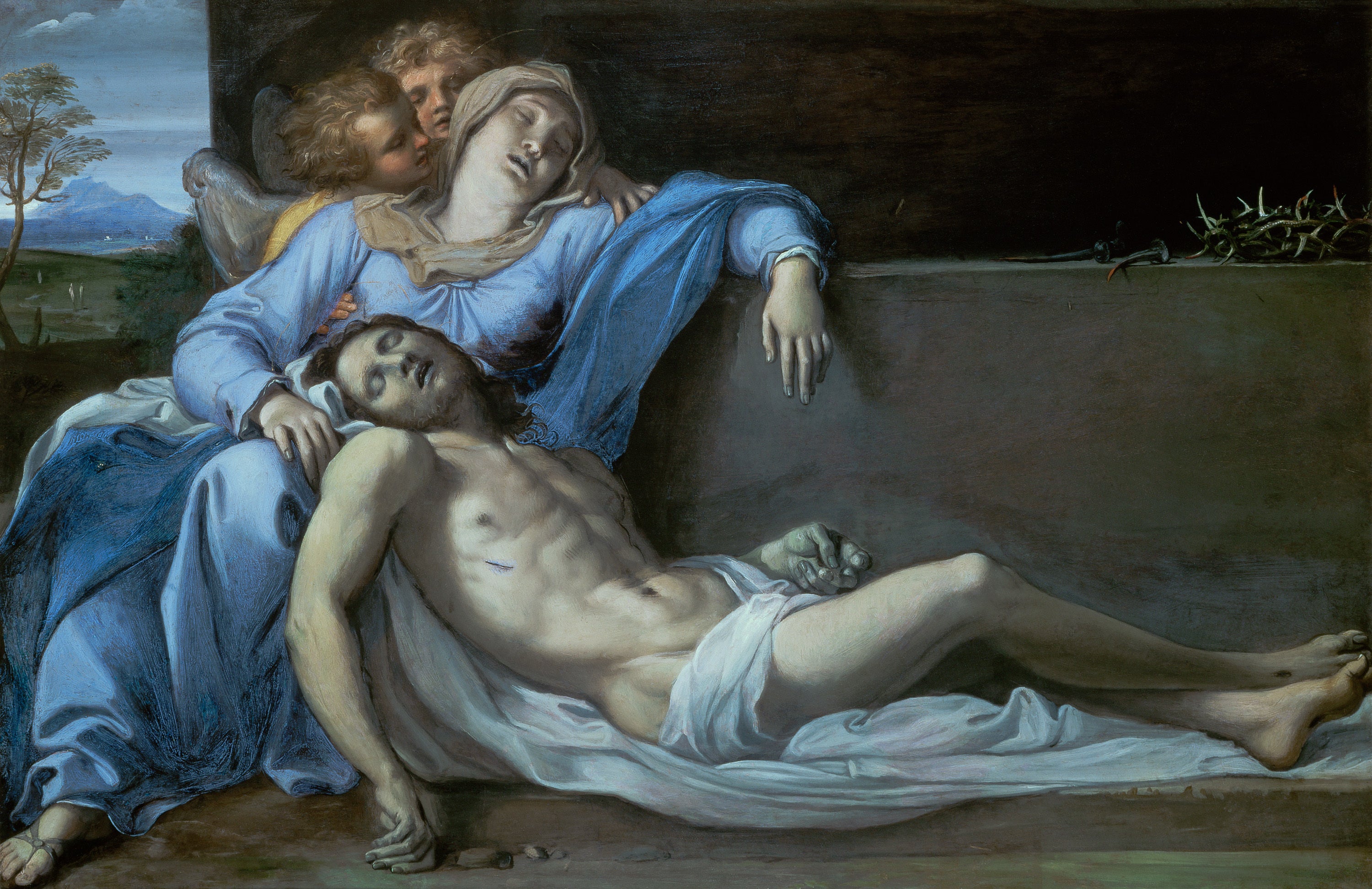 Pietà - Annibale Carracci - Alpha Reproduction