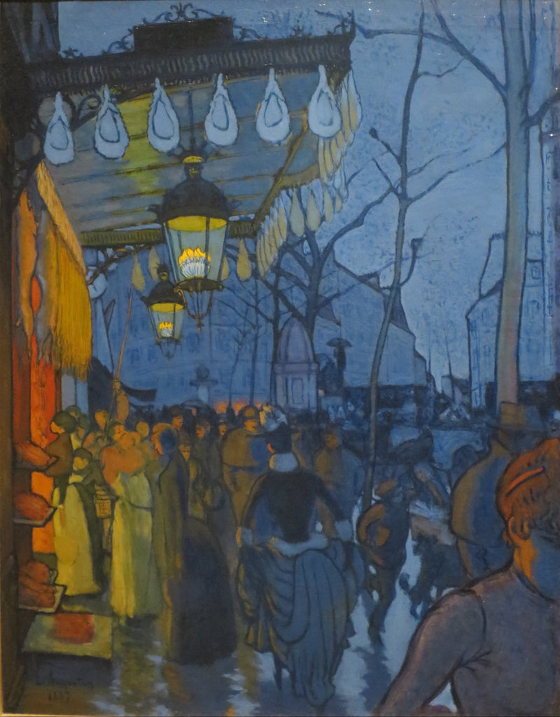 Avenida de Clichy, cinco horas de la tarde - Louis Anquetin