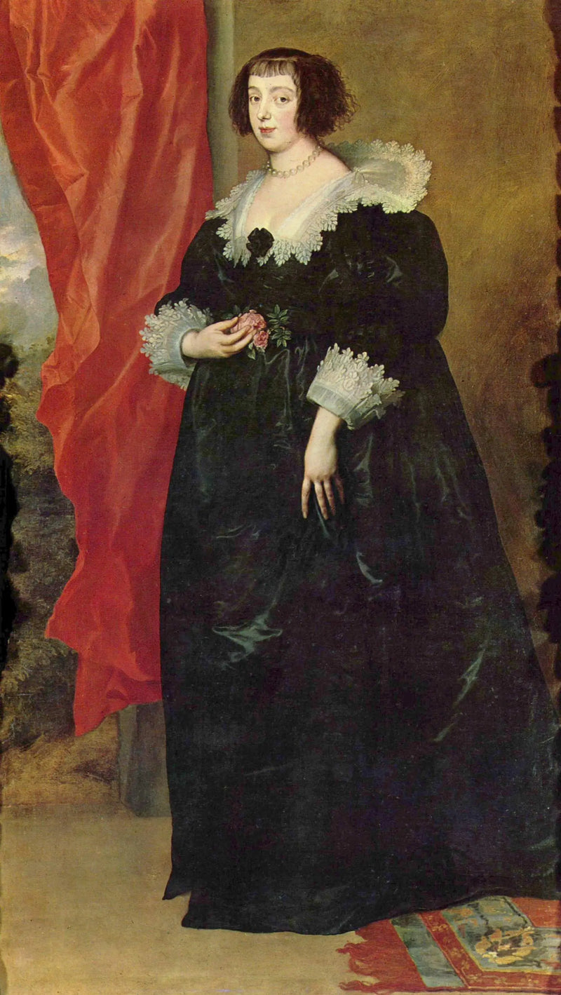 Retrato de Margarita de Lorena - Antoine van Dyck