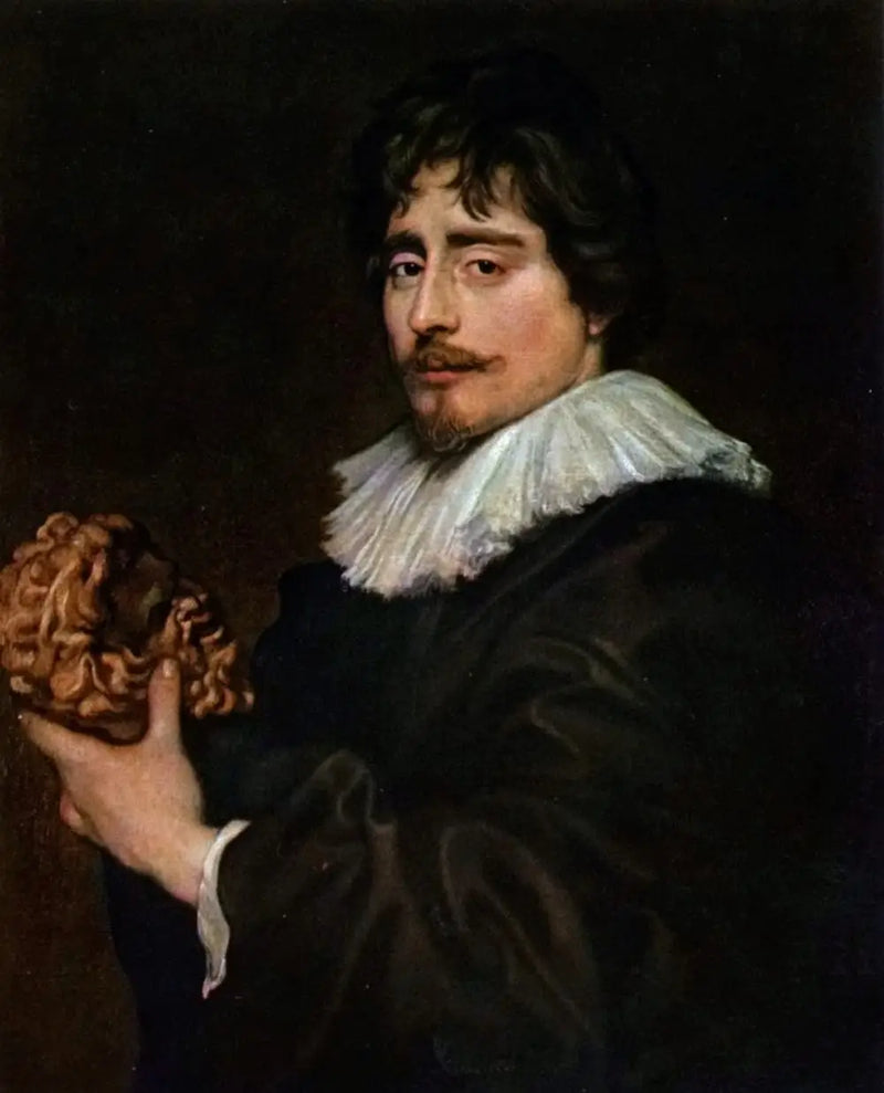 Retrato del escultor François Duquesnoy - Antoine van Dyck