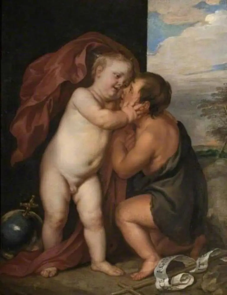 El Niño Jesús con san Juan - Antoine van Dyck