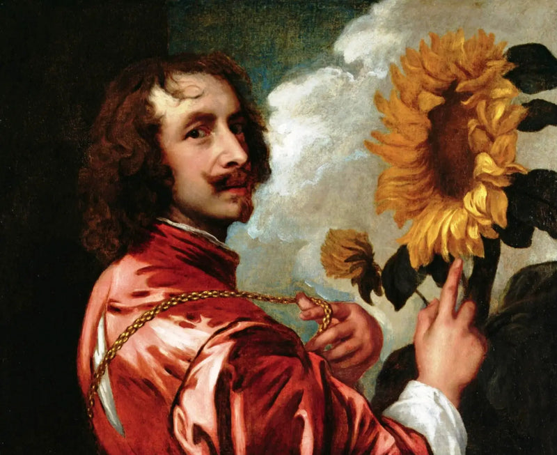 Autorretrato con girasol - Antoine van Dyck