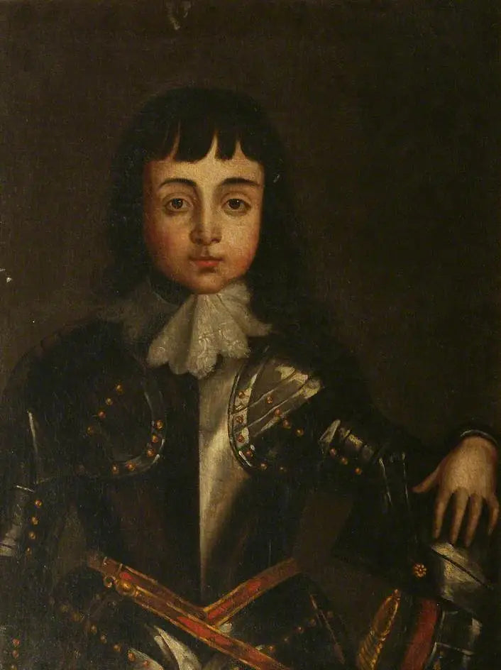 Carlos II (1630–1685), niño (versión de un detalle de un retrato de grupo) - Antoine van Dyck