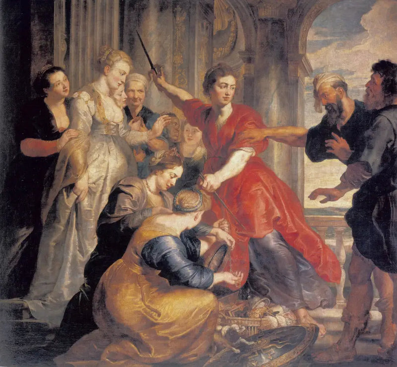 Aquiles descubierto por Ulises y Diomedes - Antoine van Dyck