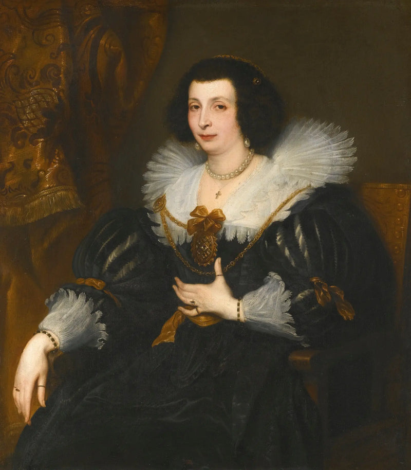 Retrato de Anna Maria de Çamudio - Antoine van Dyck