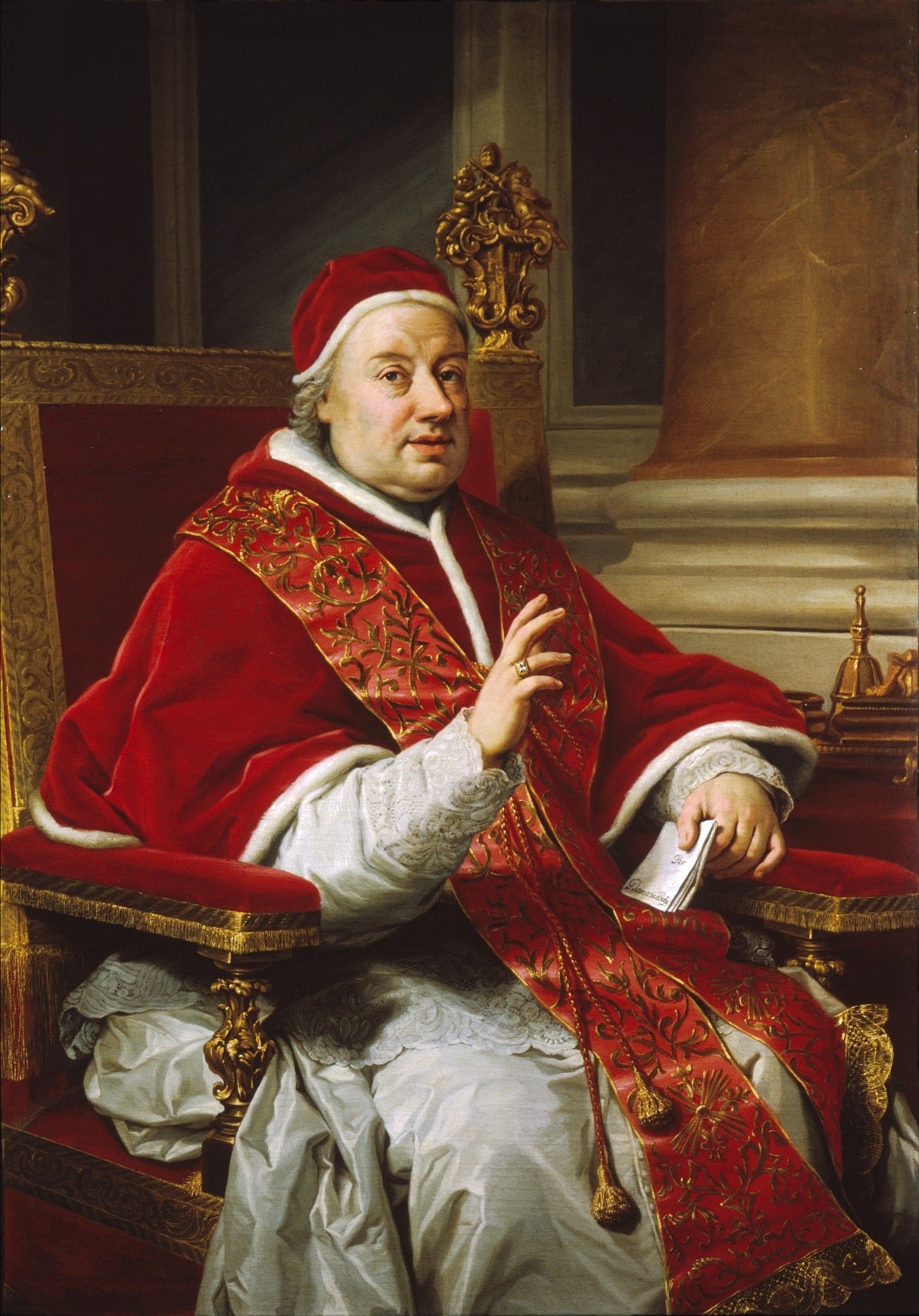 Portrait du pape Clément XIII - Anton Raphael Mengs - Alpha Reproduction