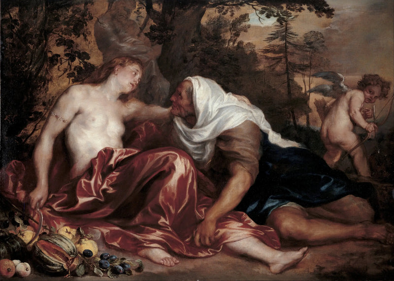 Vertumno y Pomona (Van Dyck) - Antoine van Dyck
