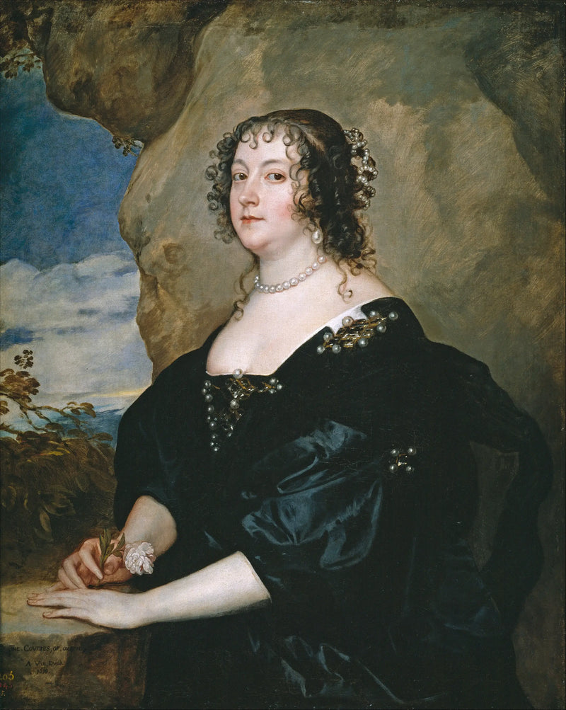 Beatriz van Hemmema, condesa de Oxford (anteriormente llamada Diana Cecil) - Antoine van Dyck