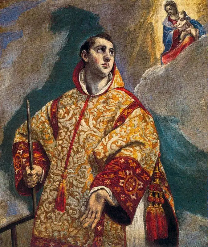 Aparición de la Virgen en San Lorenzo - El Greco