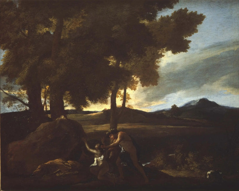 Apolo y Dafne - Nicolas Poussin