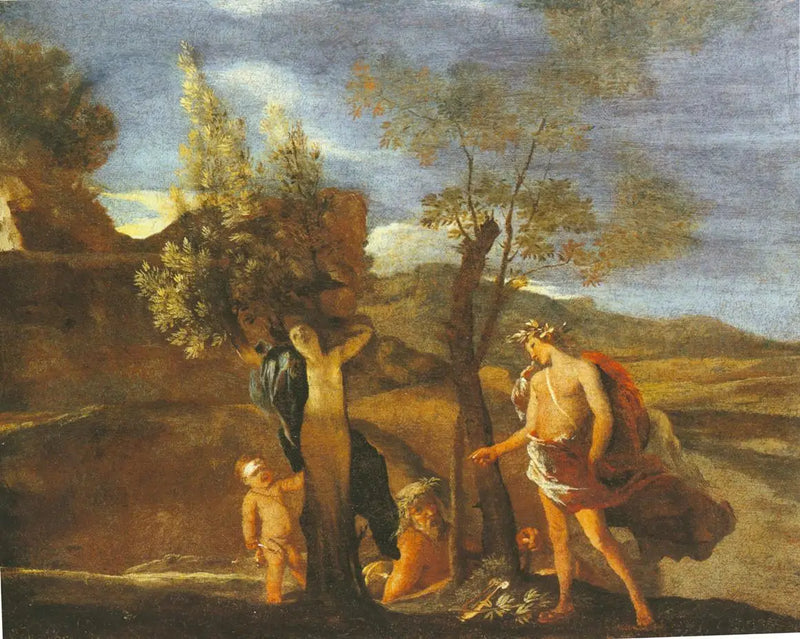 Apolo y Dafne - Nicolas Poussin
