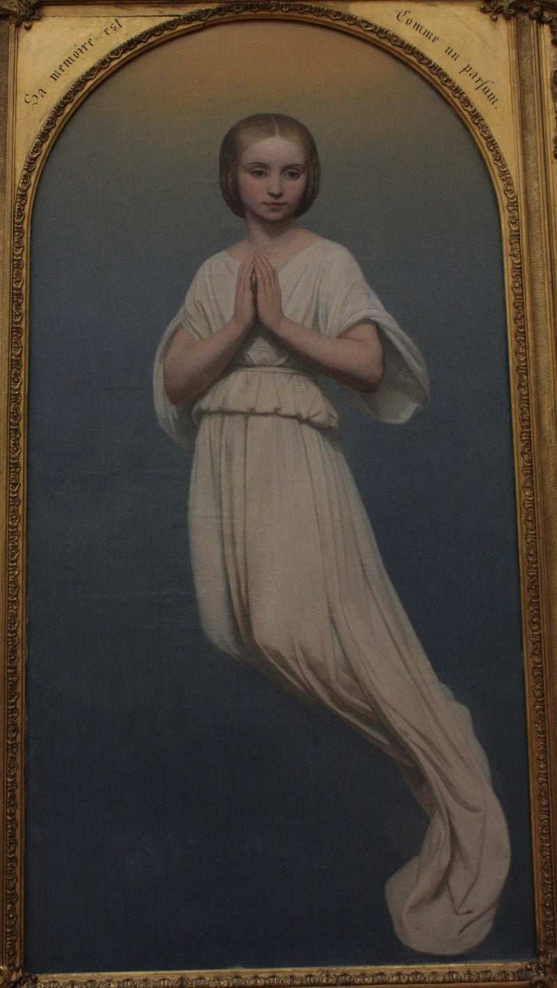 Figura de ángel que representa a Mademoiselle de Montblanc después de su muerte - Ary Scheffer
