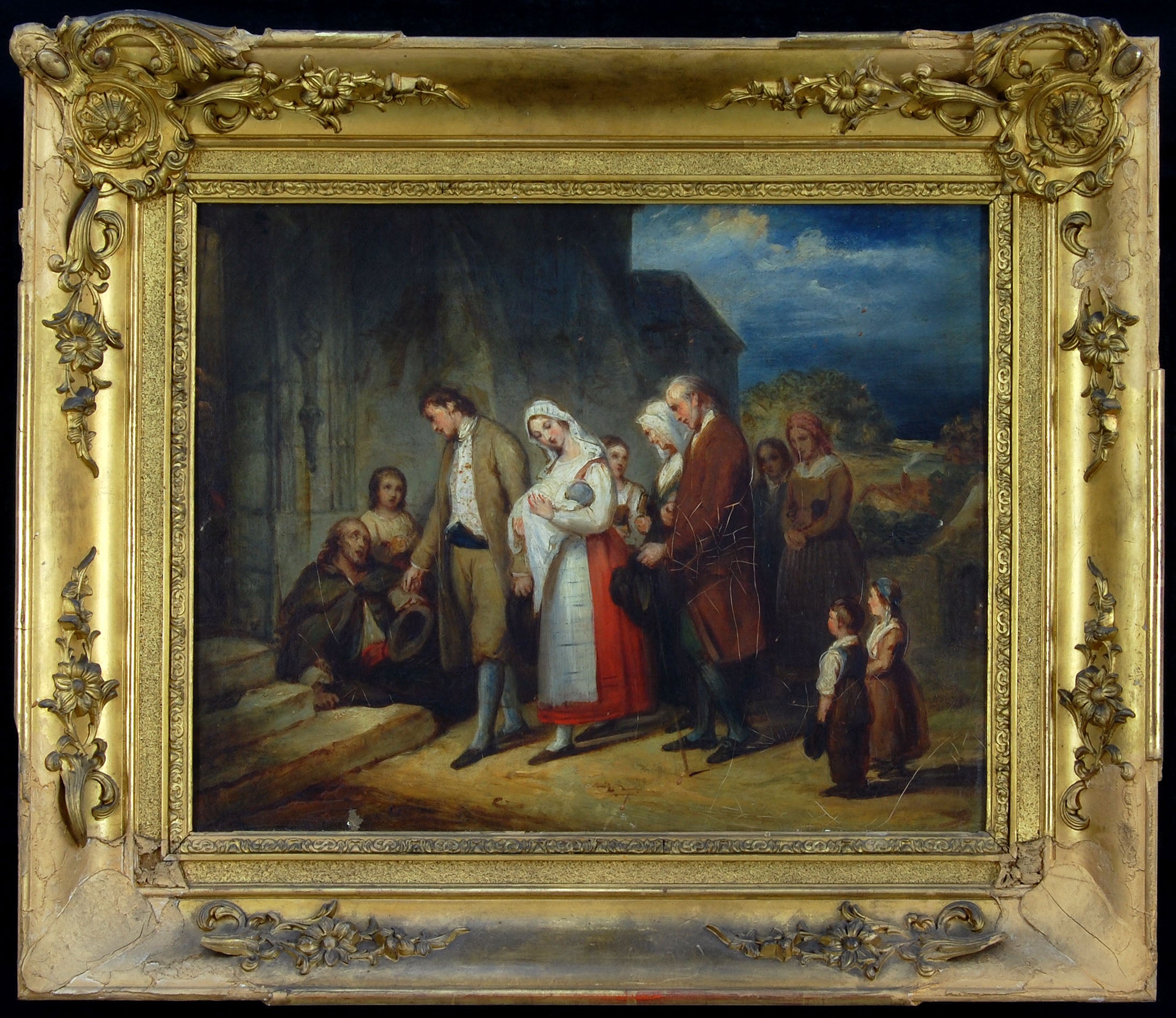 Baptême au village - Ary Scheffer - Alpha Reproduction