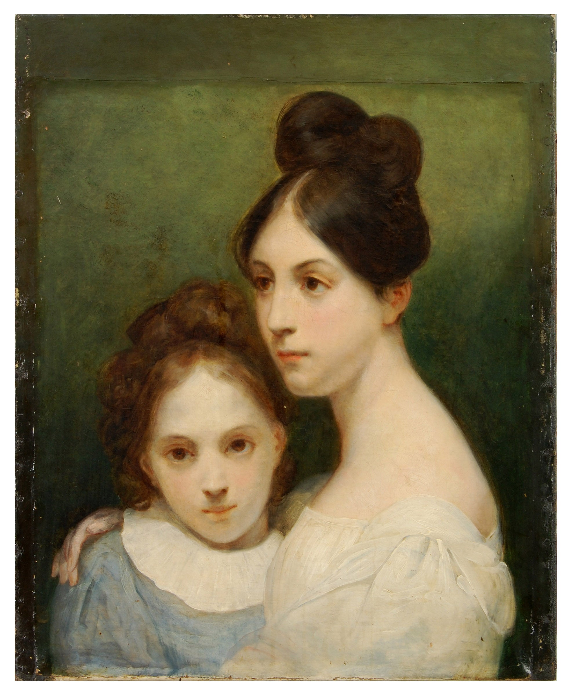 Portrait de mesdemoiselles de la Fayette kleindochters van general de la Fayette (1757-1834) - Ary Scheffer - Alpha