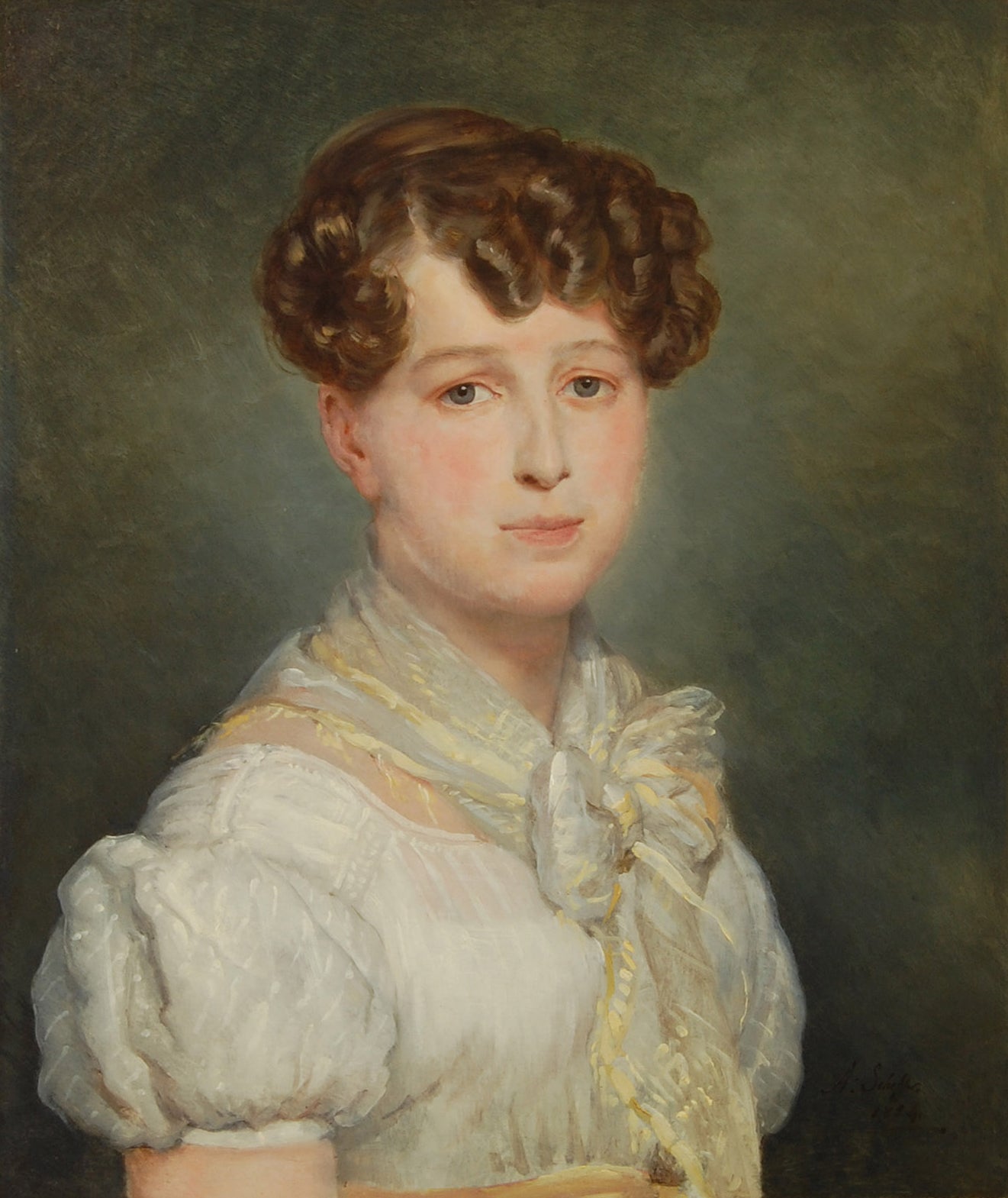 Portrait d’une jeune femme - Ary Scheffer - Alpha Reproduction