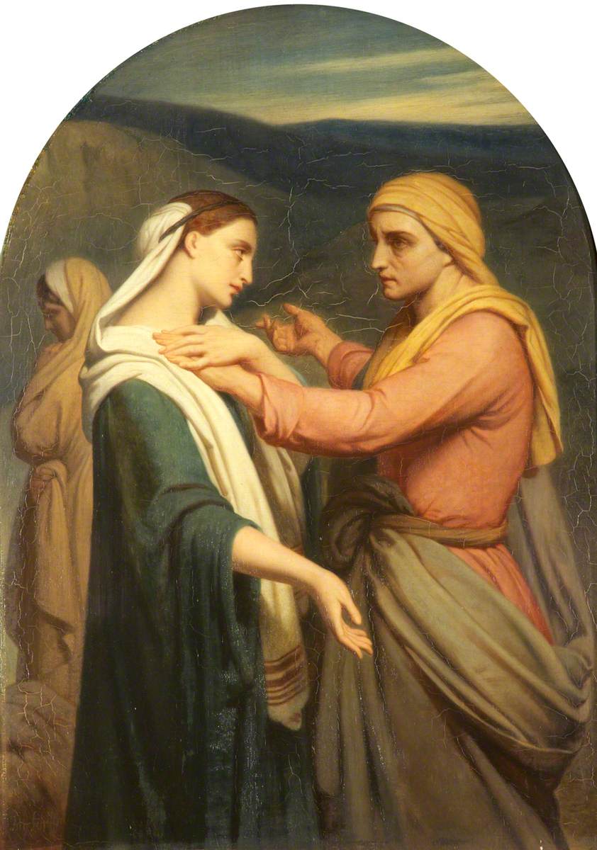 Ruth et Naomi - Ary Scheffer - Alpha Reproduction