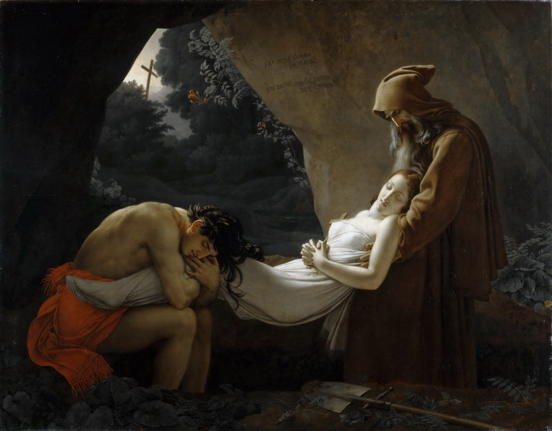 La Anunciación de Atala - Anne-Louis Girodet